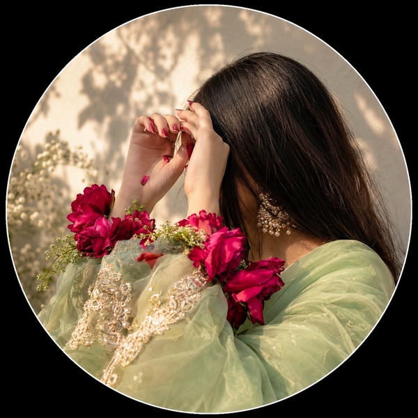 Hidden Face dp for Girls