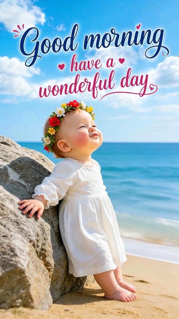 Beautiful Good Morning Baby Images for Facebook