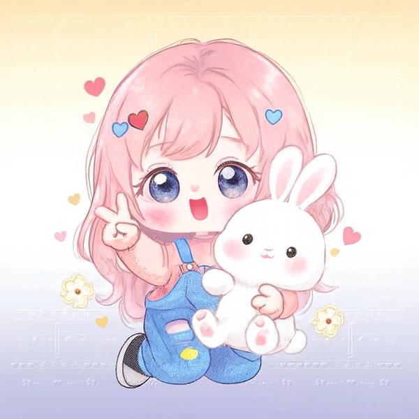 Instagram Cartoon DP for Girls Image
