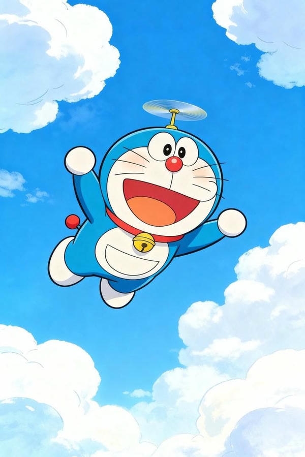 Cute Doraemon dp photo