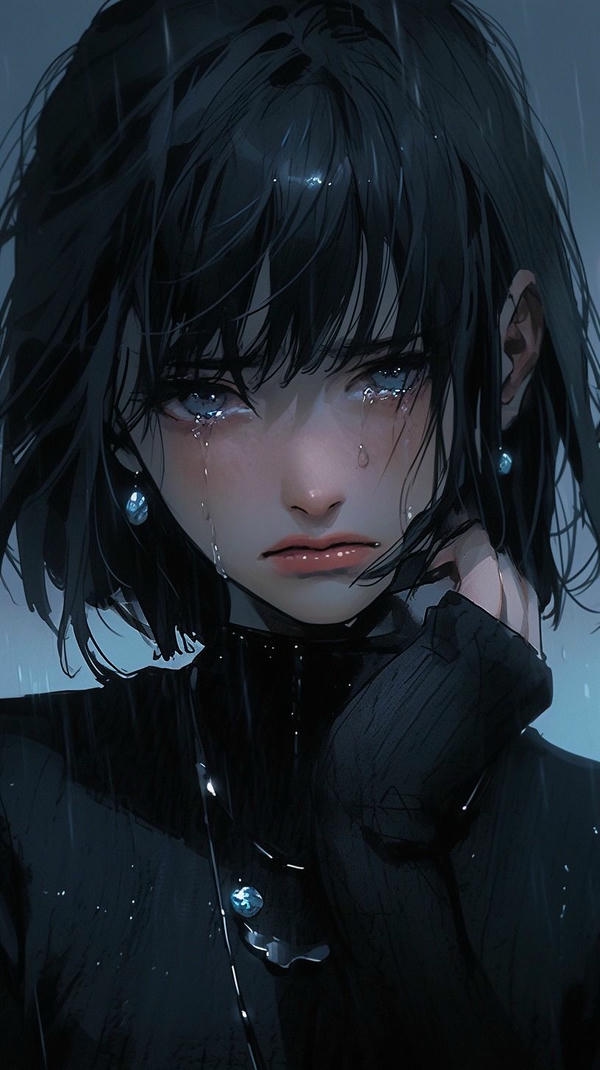 Sad dp Girl Cartoon images
