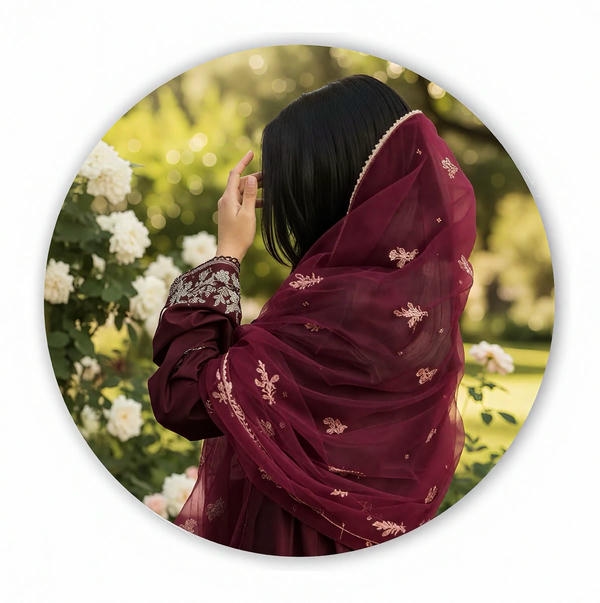 Hidden Face DP for Girls WhatsApp