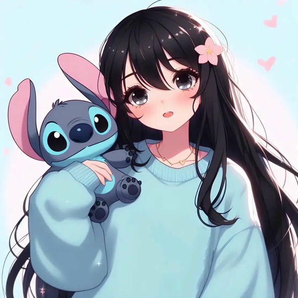 Instagram Cartoon DP for Girls Kawaii