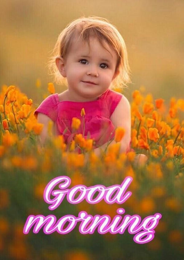 Beautiful Good Morning Baby Images Wallpaper