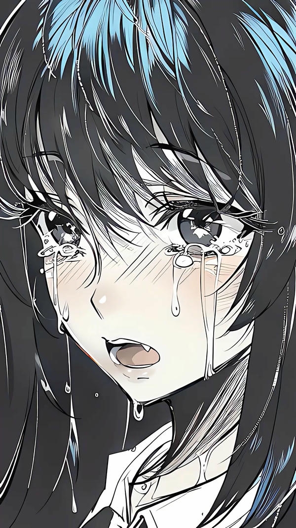 Sad dp Girl Cartoon cute