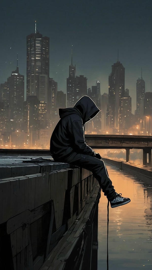 Alone DP for Facebook