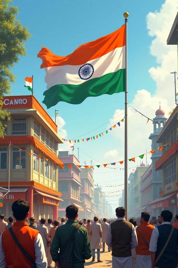 Bharat Flag DP