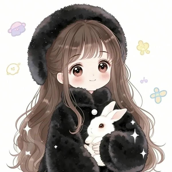 Cartoon dp for Girls Cute