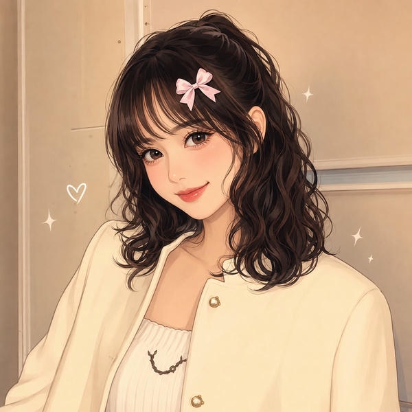 Cartoon dp for Girls Full HD