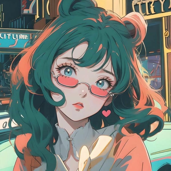 Cartoon dp for Girls Girly