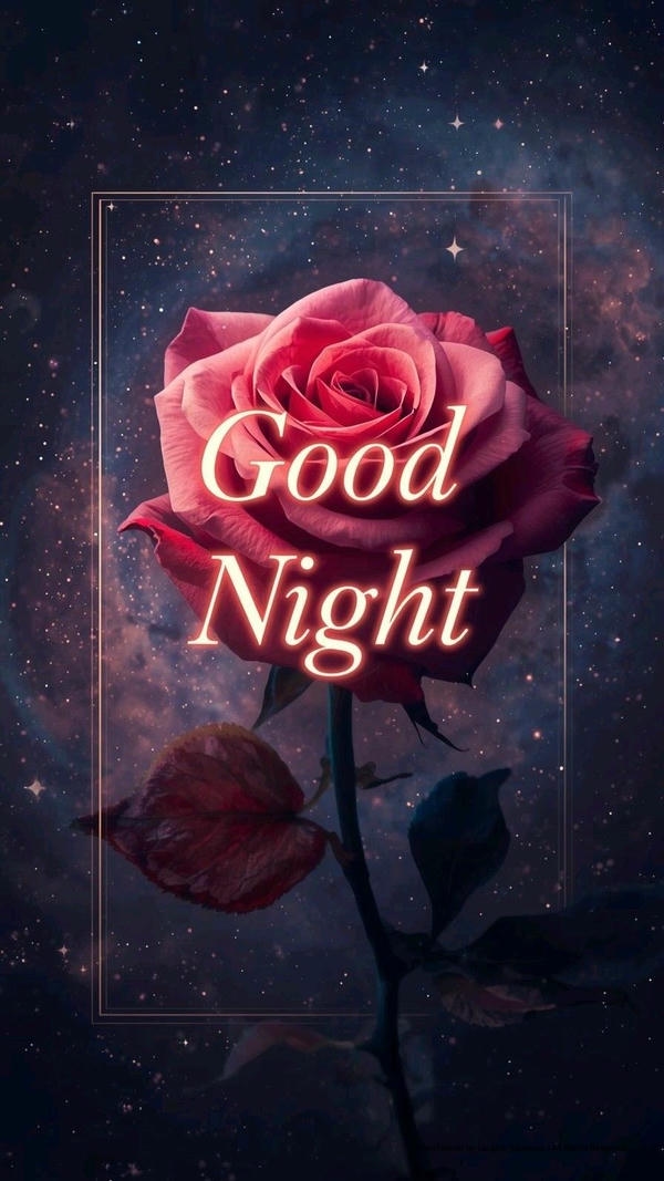 Good Night Images with Flowers