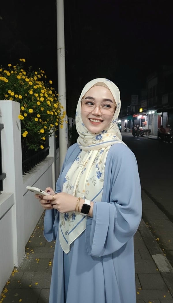 Stylish Instagram Hijab dp black