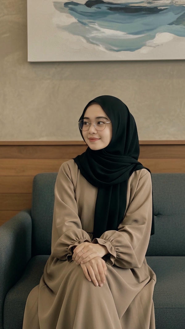Stylish Instagram Hijab dp wallpaper