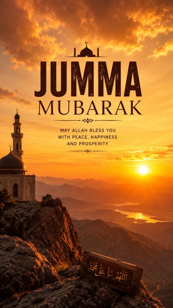 Stylish Jumma Mubarak Images