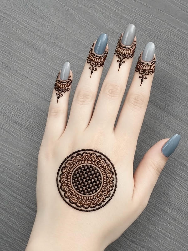 Back Hand Mehndi Design HD