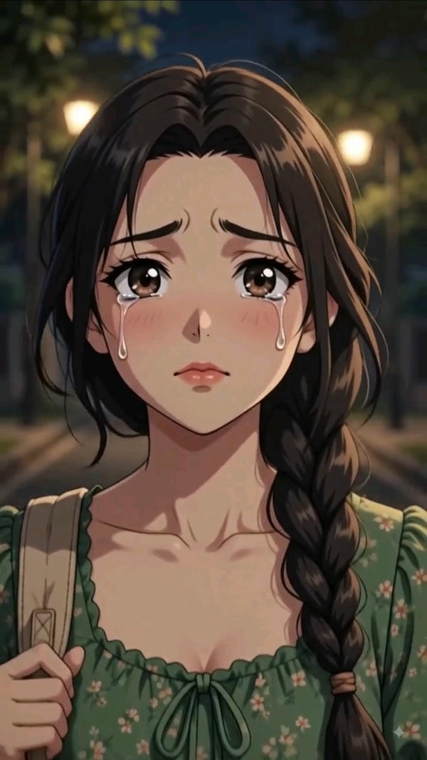 Sad dp Girl Cartoon love