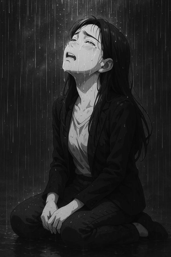 Sad dp Girl Cartoon anime