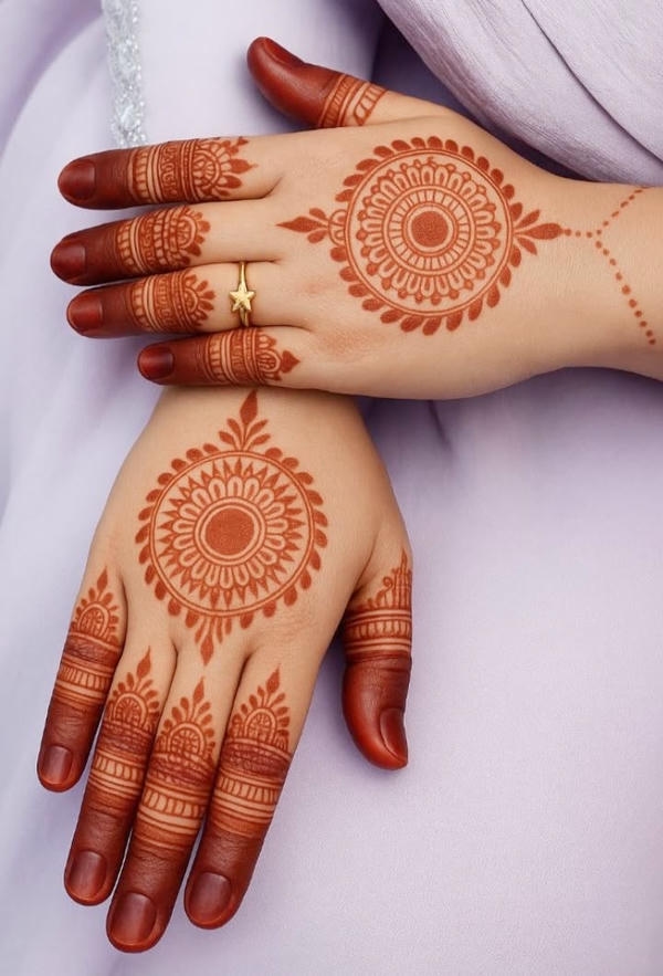 Back Hand Mehndi Design video