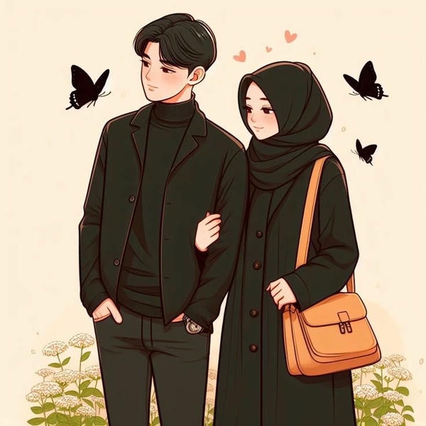 Cute Couple dp for Instagram