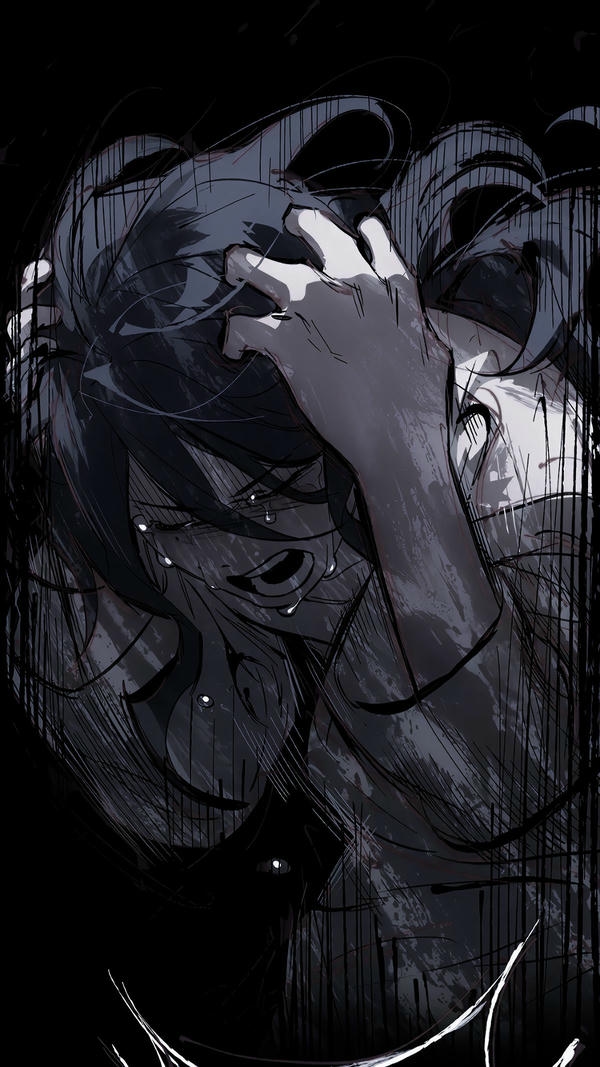 Sad dp Girl Cartoon status