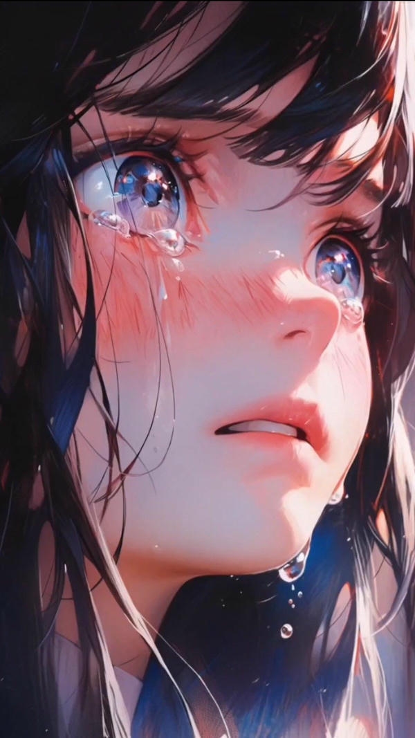 Sad dp Girl Cartoon heartbroken