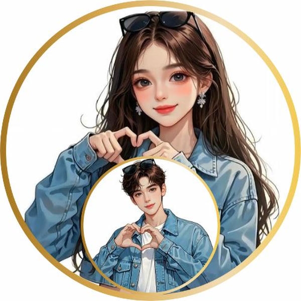 Couple dp for Instagram cartoon